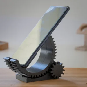 Soporte de Celular con Engranajes - Un Toque de Ingeniería para tu Escritorio
