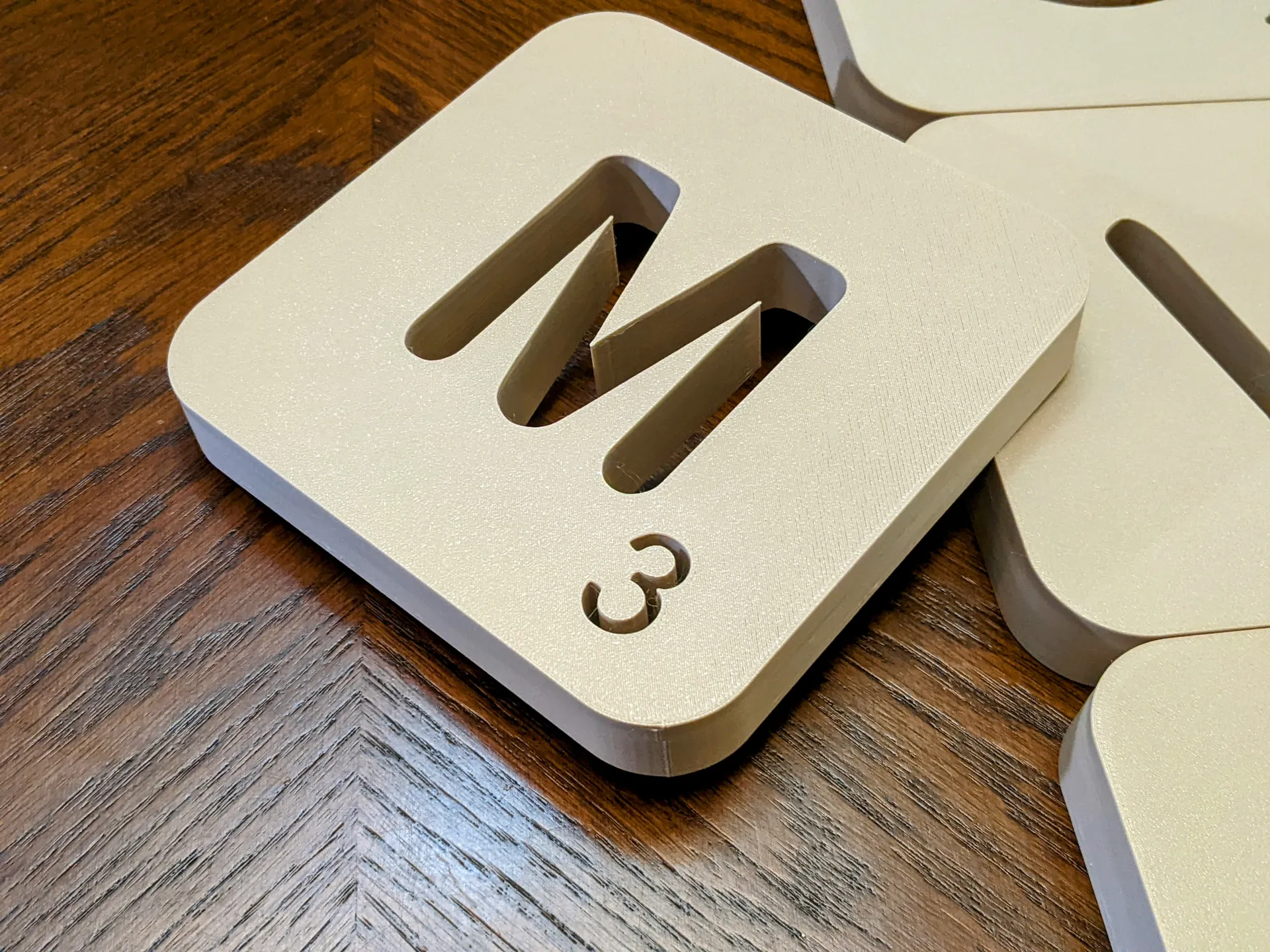 Letras Decorativas Estilo Scrabble - Image 5