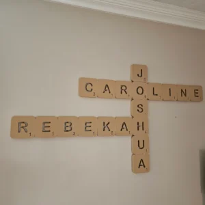 Letras Decorativas Estilo Scrabble