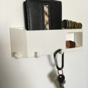 Organizador de Pared 3 en 1 para la Entrada - Llavero, Cartera y Monedas